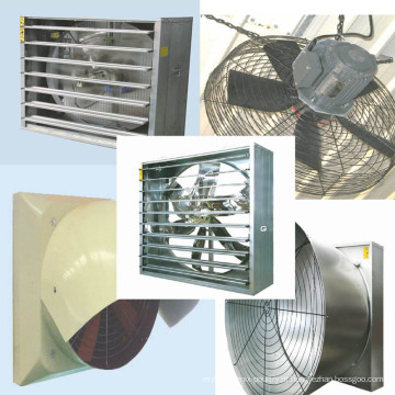 Ventiladores de ventilação de alta qualidade das aves domésticas para a casa da exploração avícola